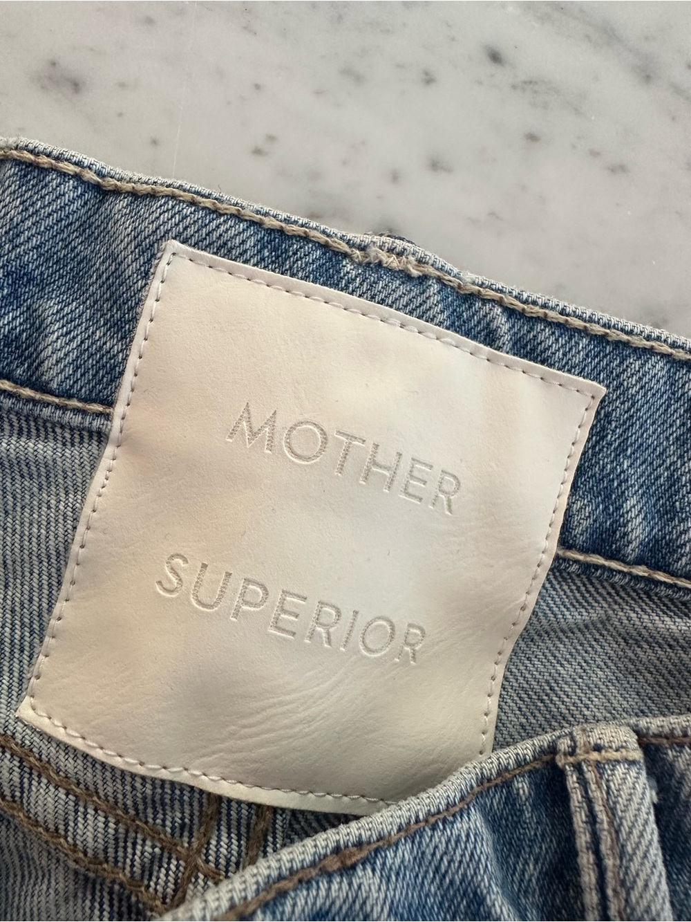 Mother denim jeans The Maven Sneak Embroidery-Print Wide-Leg Jeans - Picture 5 of 8